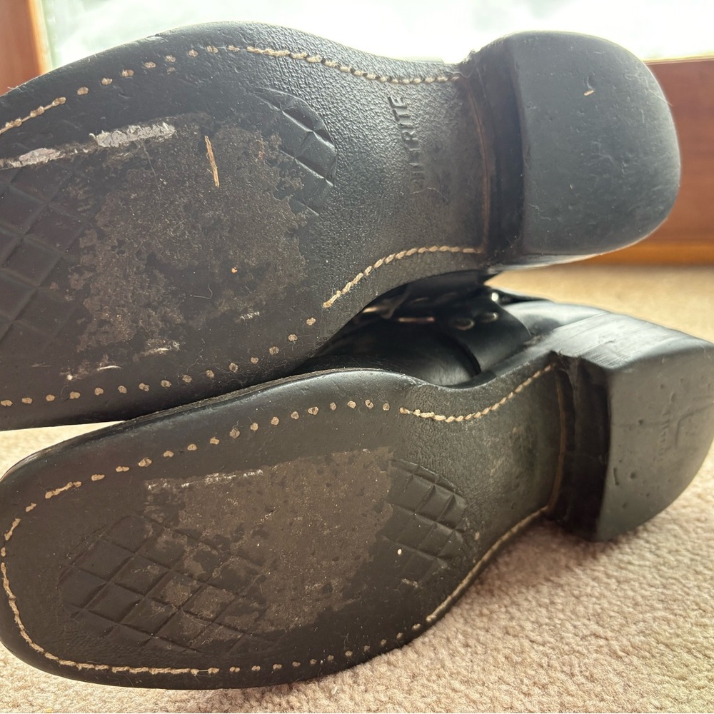 Frye Black Leather Harness Riding Boots - Picture 5 of 11
